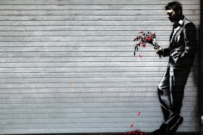 via Banksy's website
